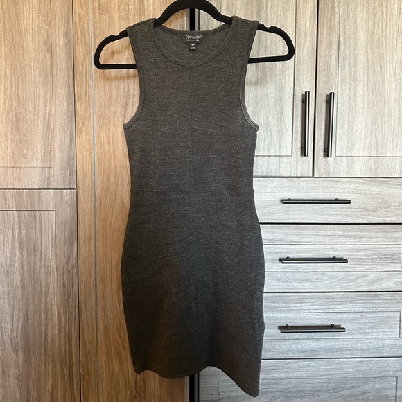 Topshop Dresses & Skirts - *****SOLD***** Topshop Charcoal Mini Dress
